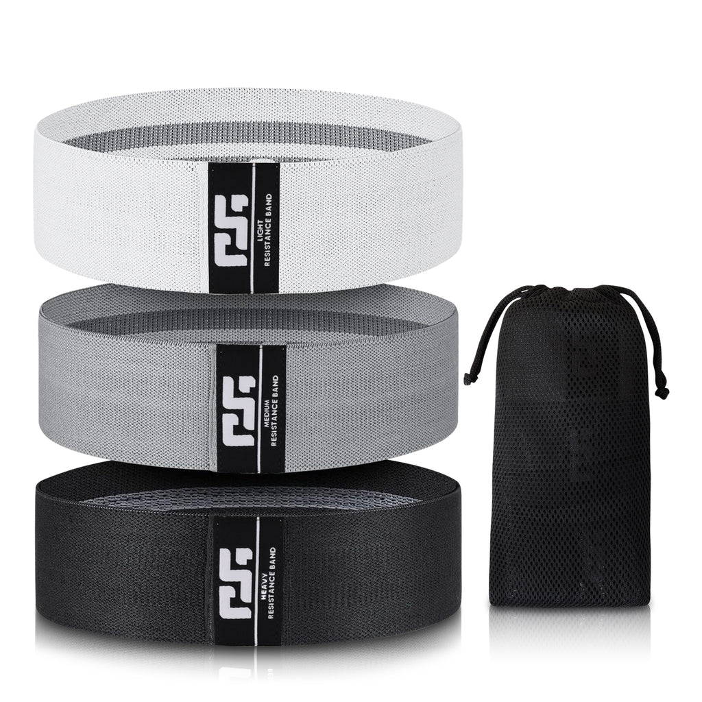 Resistance Bands Set for Women & Men – 3 Levels Booty Bands