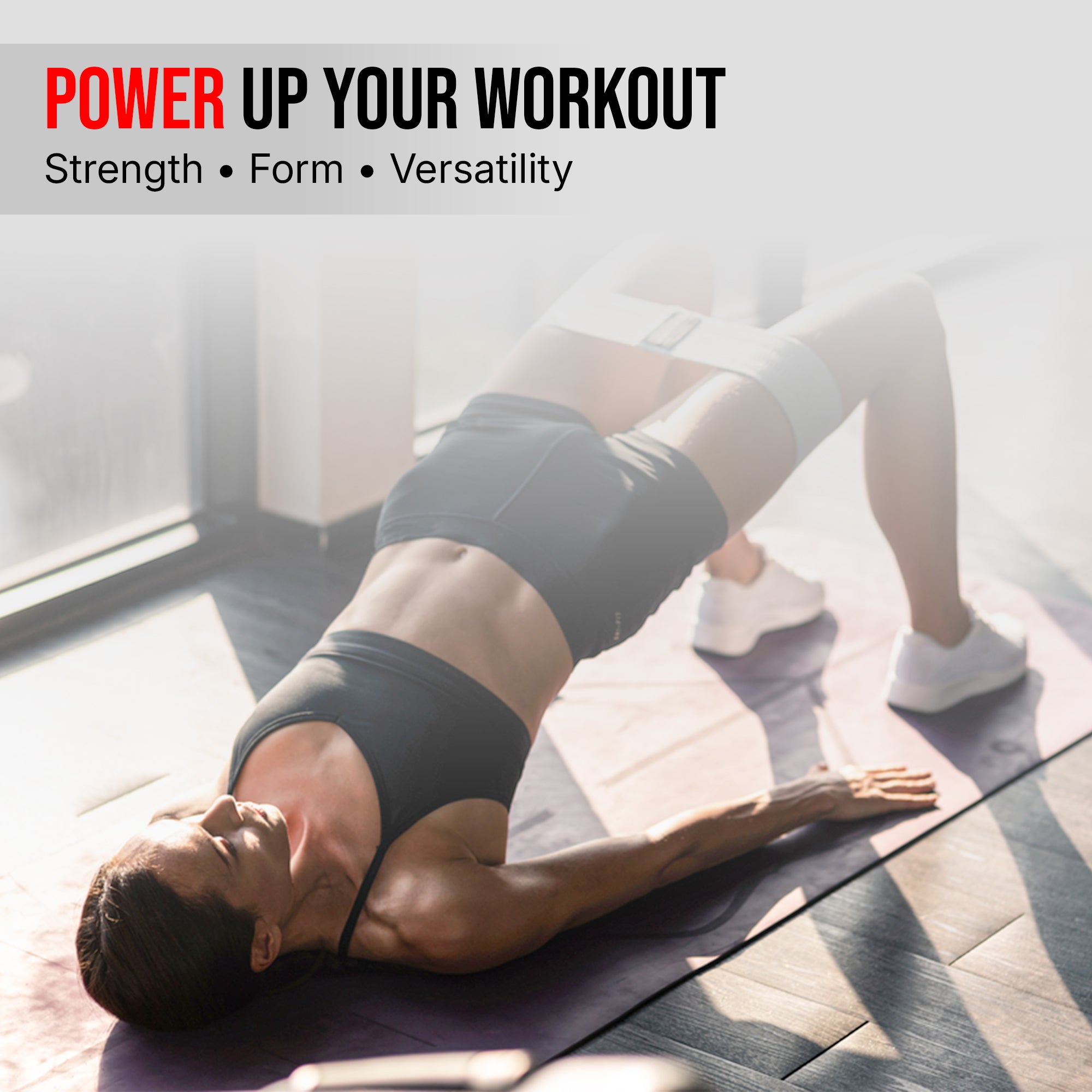 Resistance Bands Set for Women & Men – 3 Levels Booty Bands