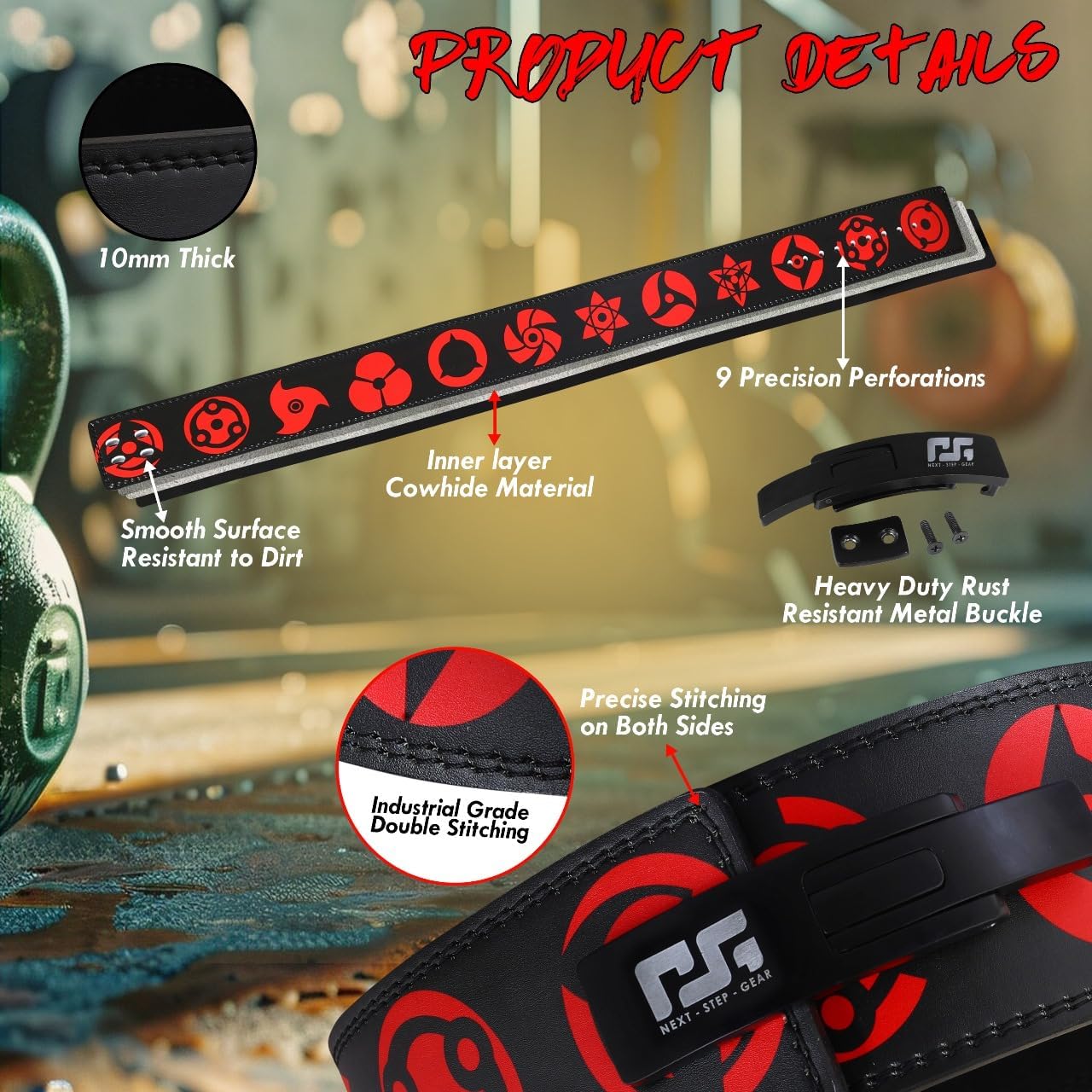 Anime Weightlifting Belt - Kakashi Hatake