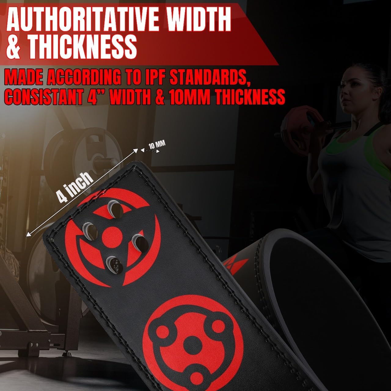Anime Weightlifting Belt - Kakashi Hatake